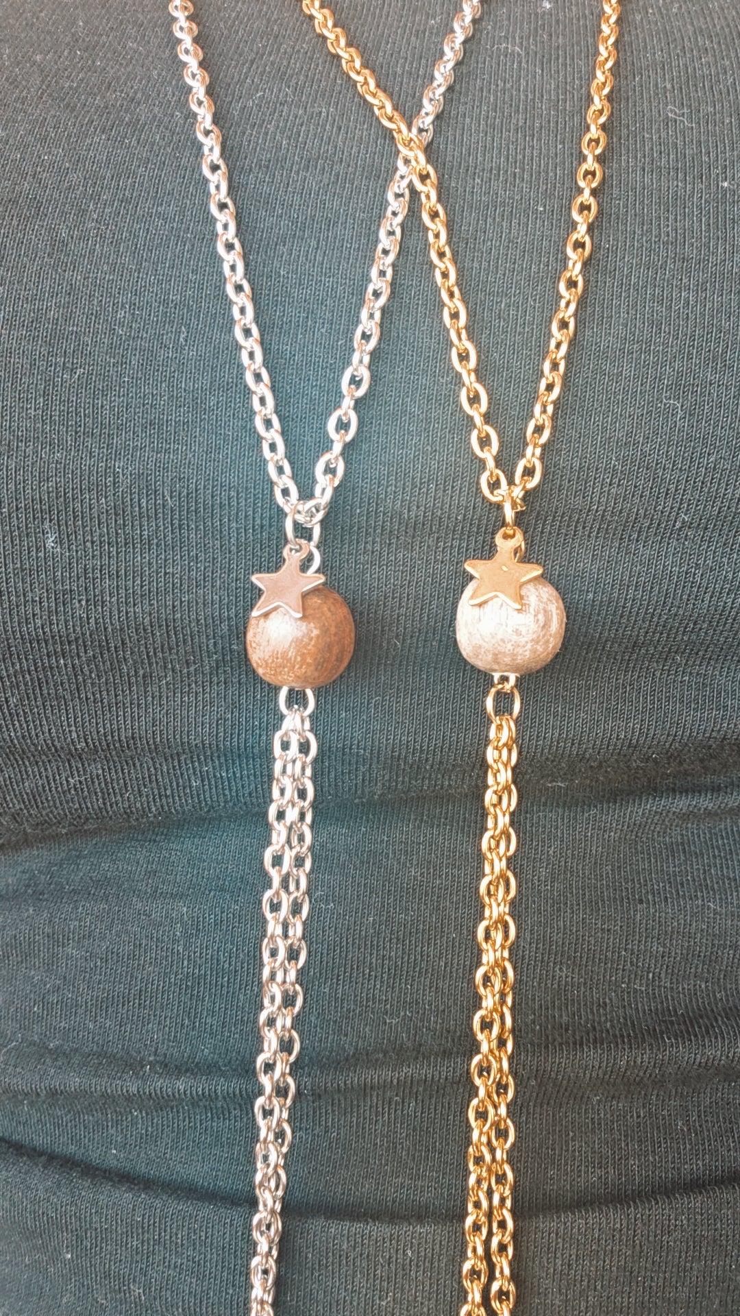 Collier BOUTON BOIS