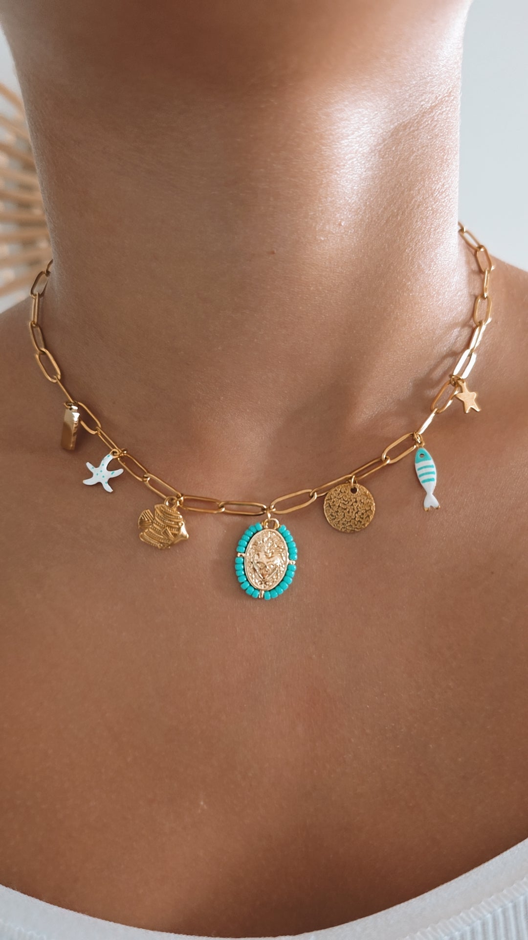 Collier ARIA Bleu