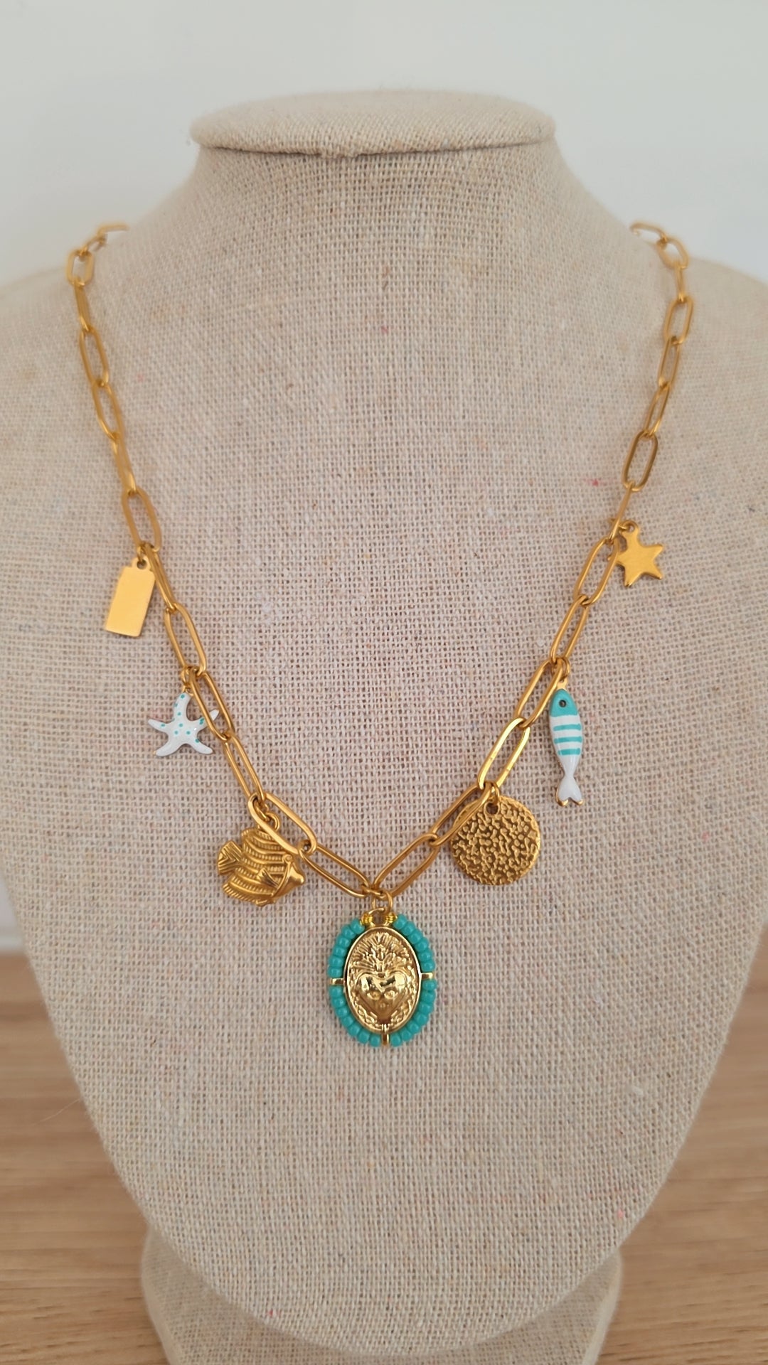 Collier ARIA Bleu