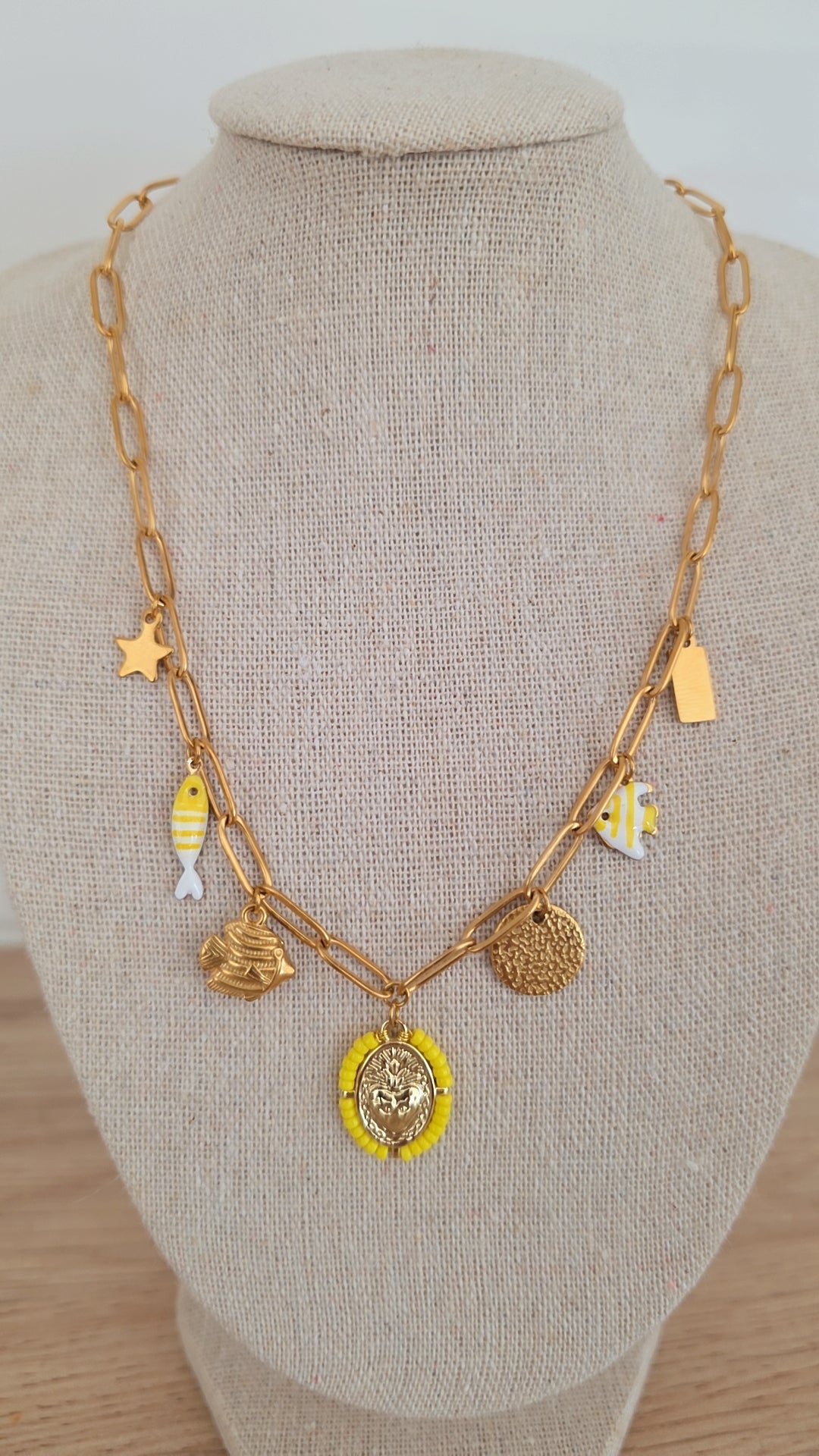 Collier ARIA Jaune