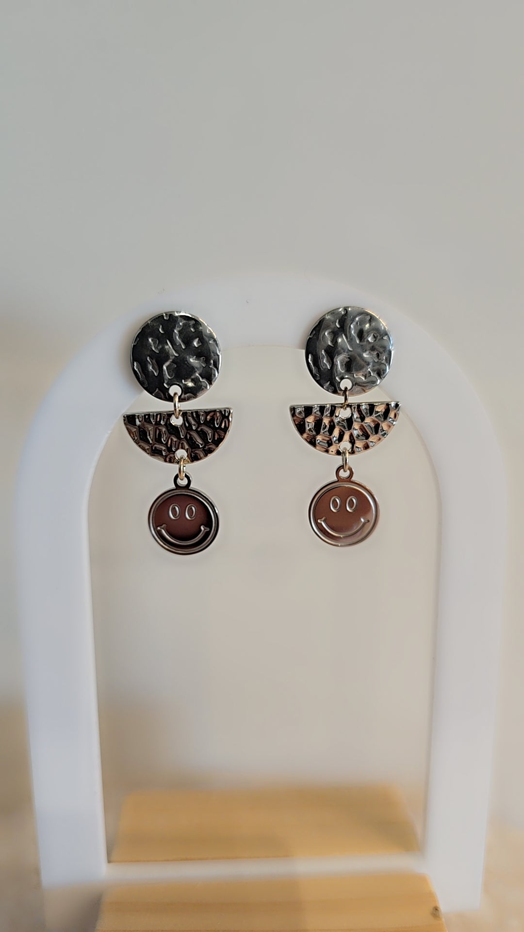Boucles d'oreilles SMILEY