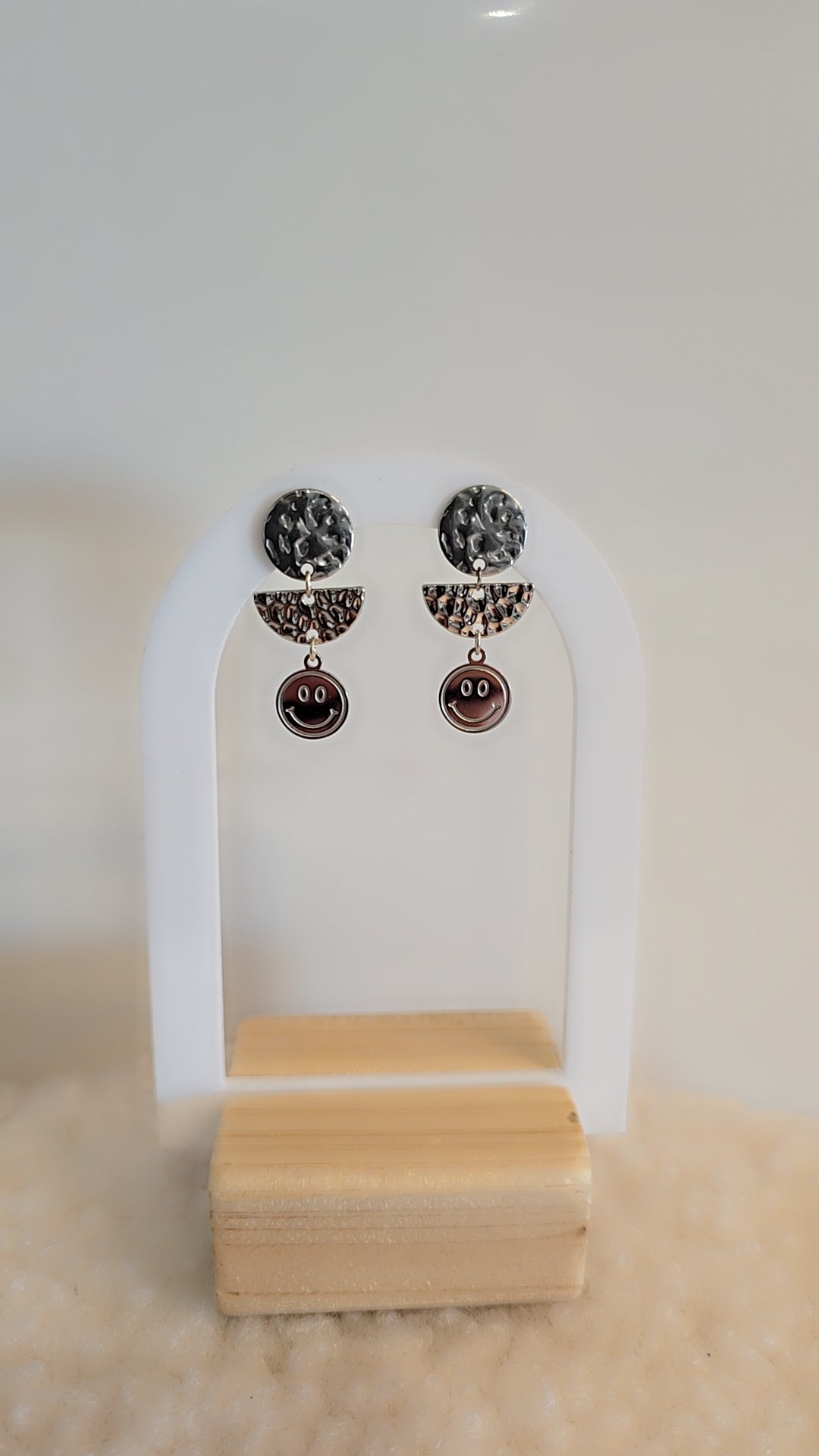 Boucles d'oreilles SMILEY