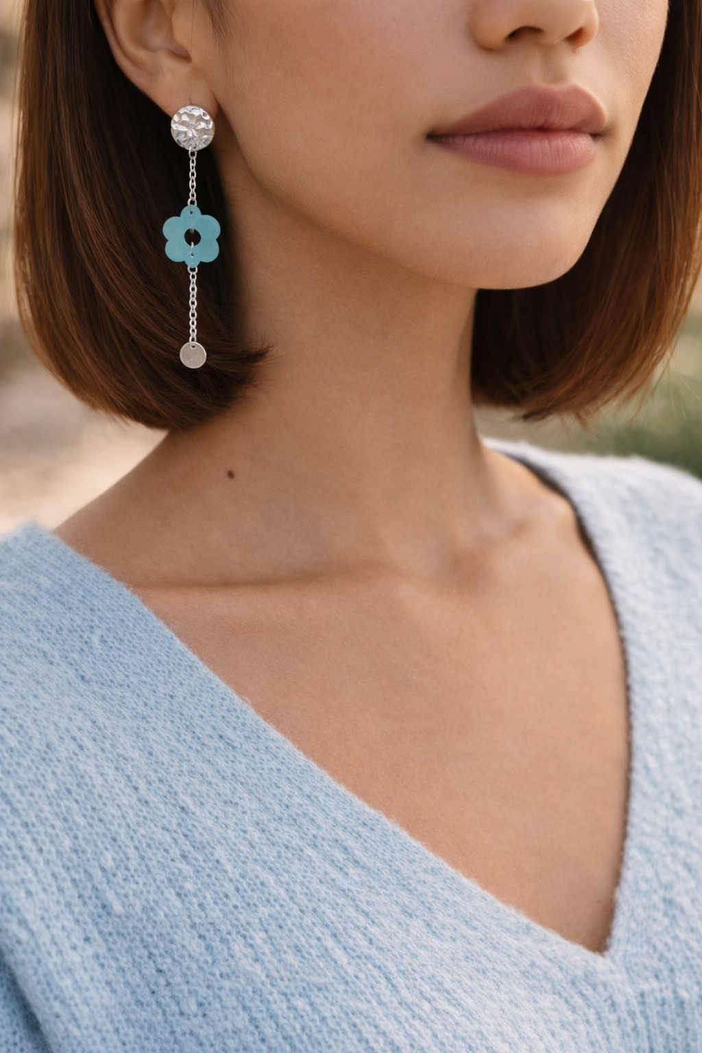 Boucles d’oreilles TOKYO – vue 2 – CARLI for M