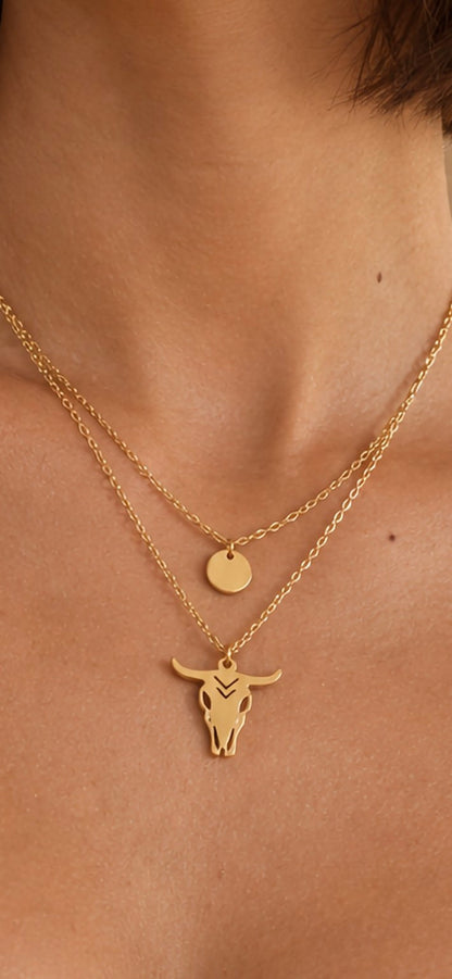 Collier TORONTO doré – gros plan – CARLI for M
