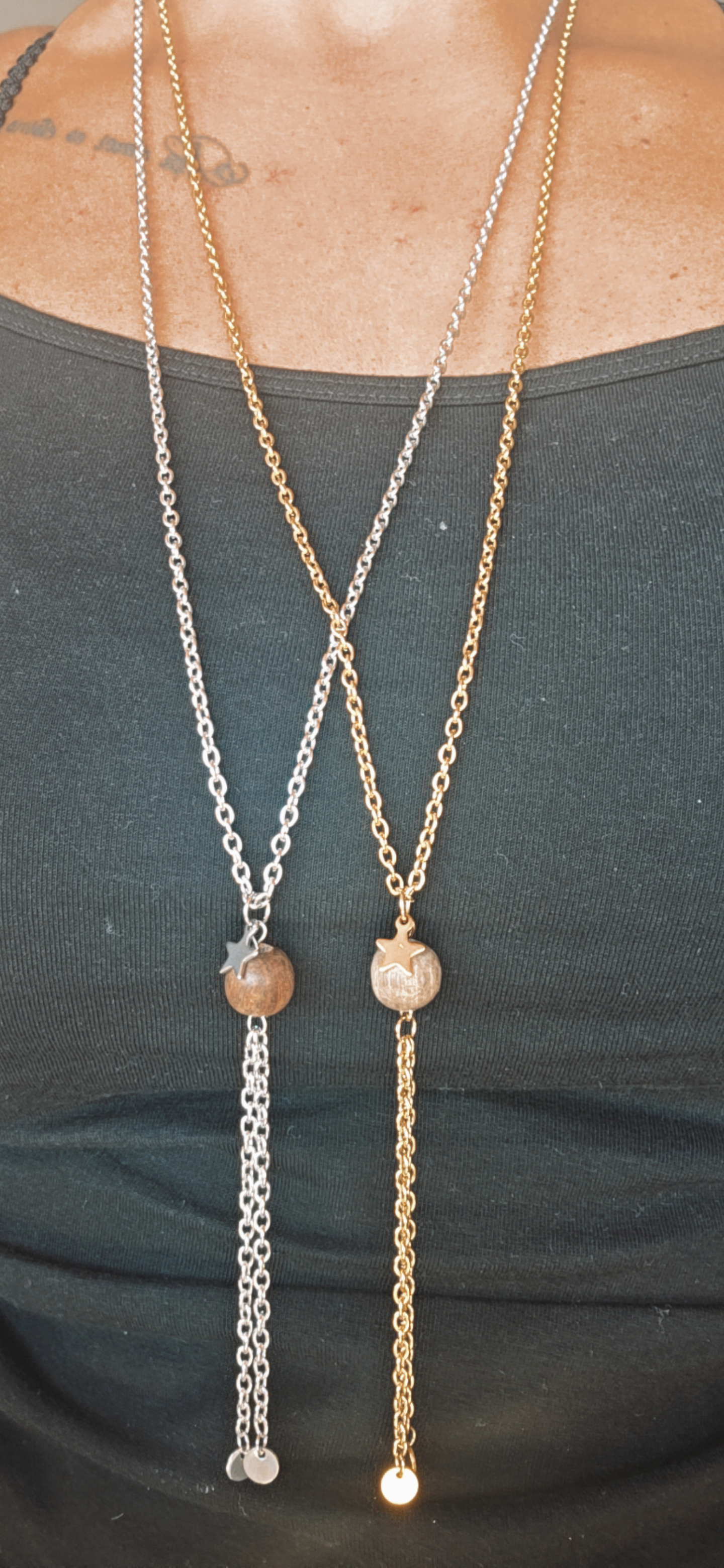 Collier BOUTON BOIS