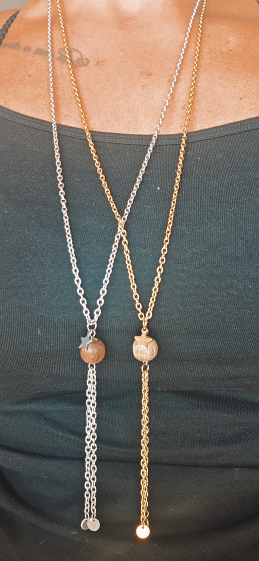 Collier BOUTON BOIS
