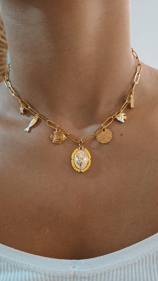 Collier ARIA Jaune
