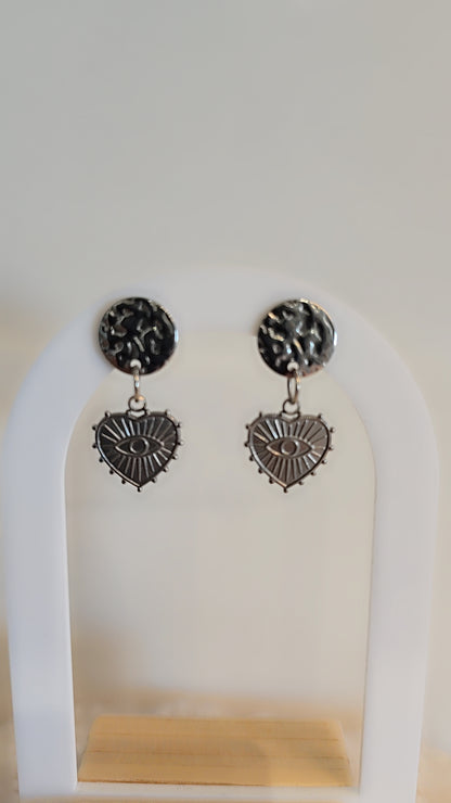 Boucles d'oreilles GLASGOW – vue 2 – CARLI for M
