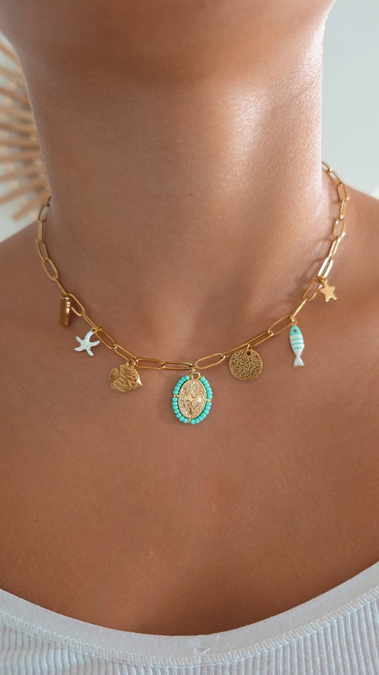 Collier ARIA Bleu