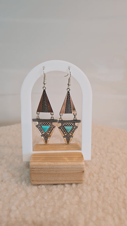 Boucles d'oreilles SEATTLE – vue 2 – CARLI for M
