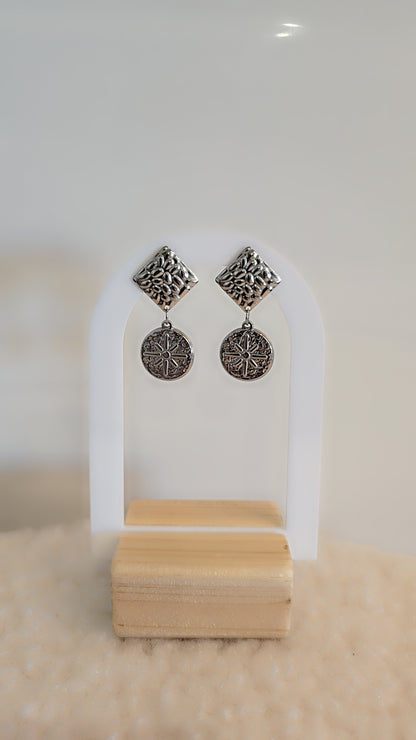Boucles d'oreilles SRI LANKA – vue 2 – CARLI for M