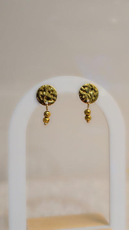 Boucles d'oreilles NINA – vue 2 – CARLI for M