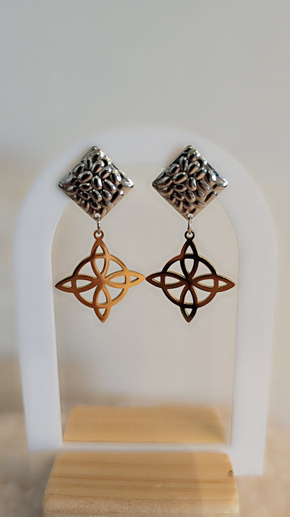 Boucles d'oreilles LIMA – vue 2 – CARLI for M