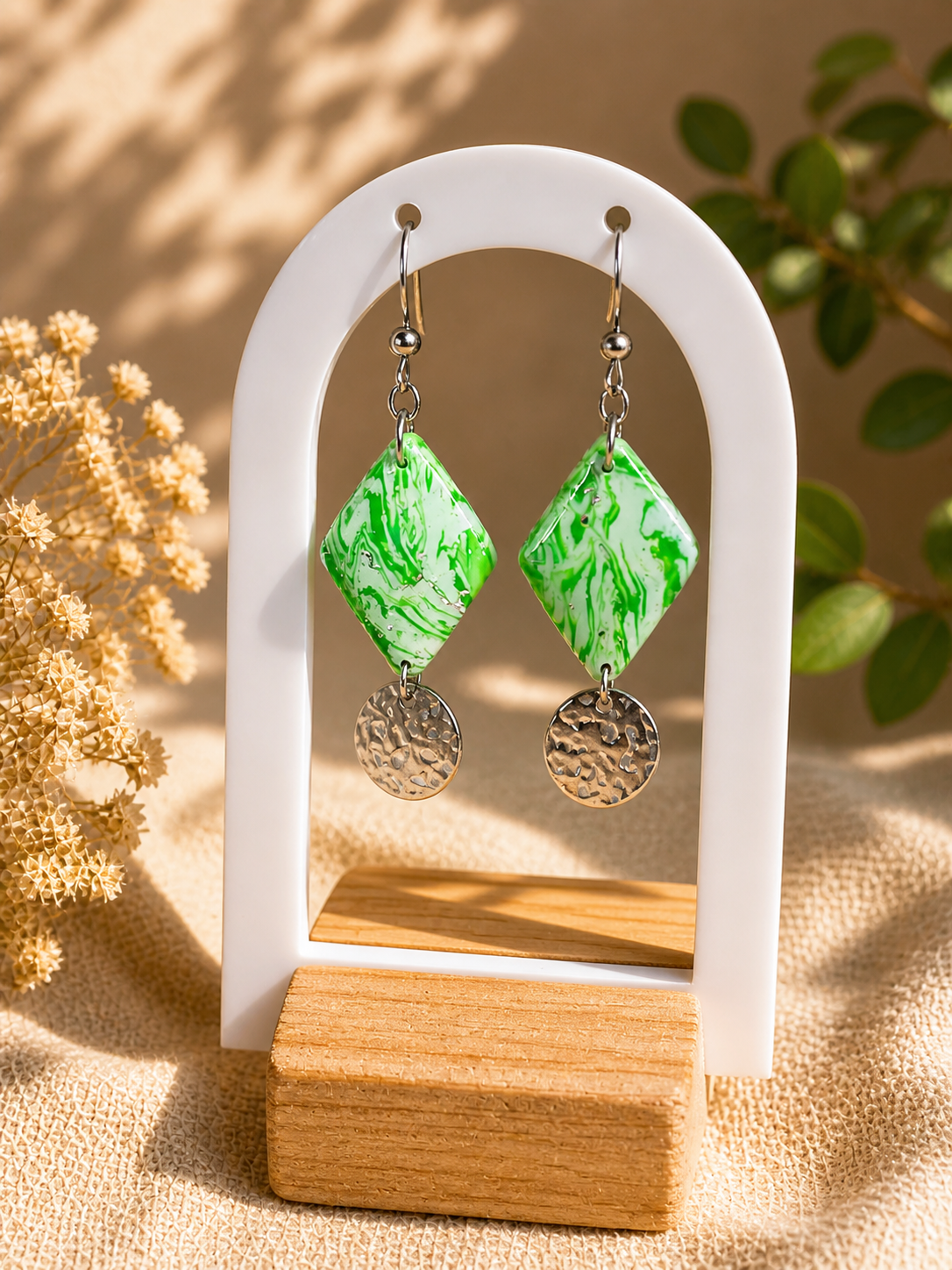 Boucles d'oreilles Argenté