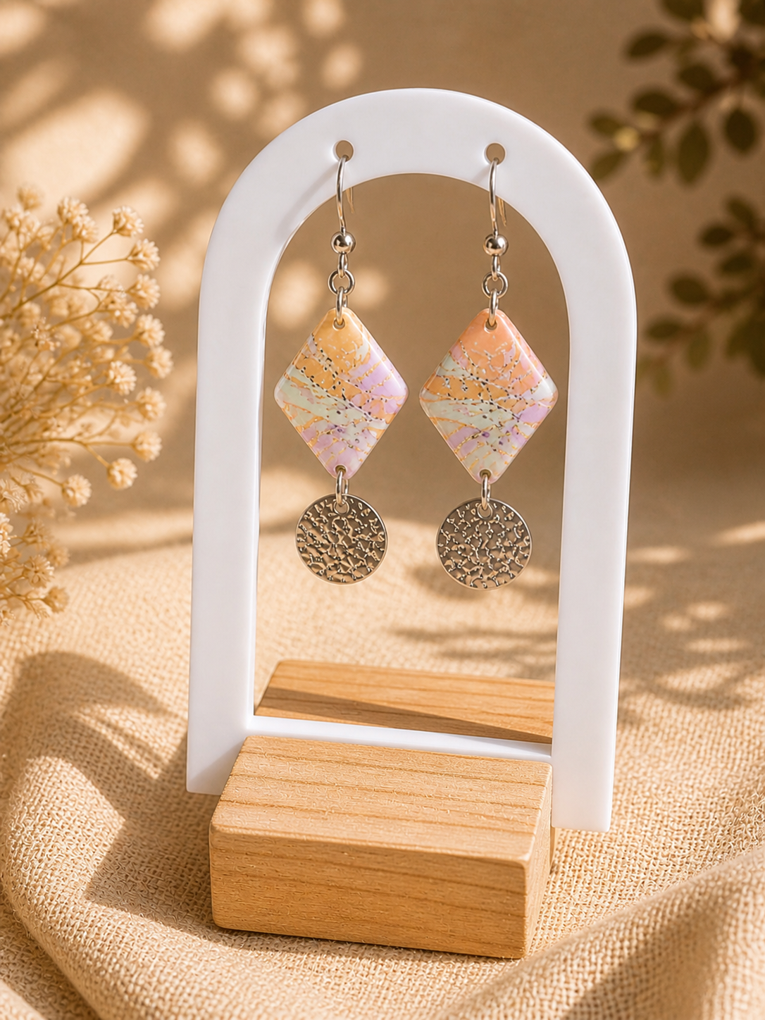 Boucles d'oreilles Argenté
