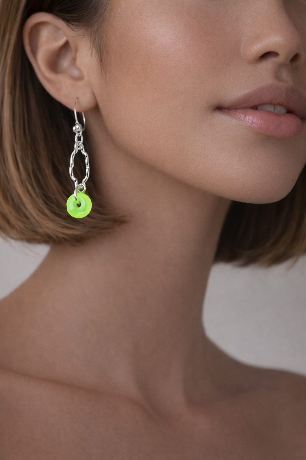 Boucles d'oreilles BURANO argenté