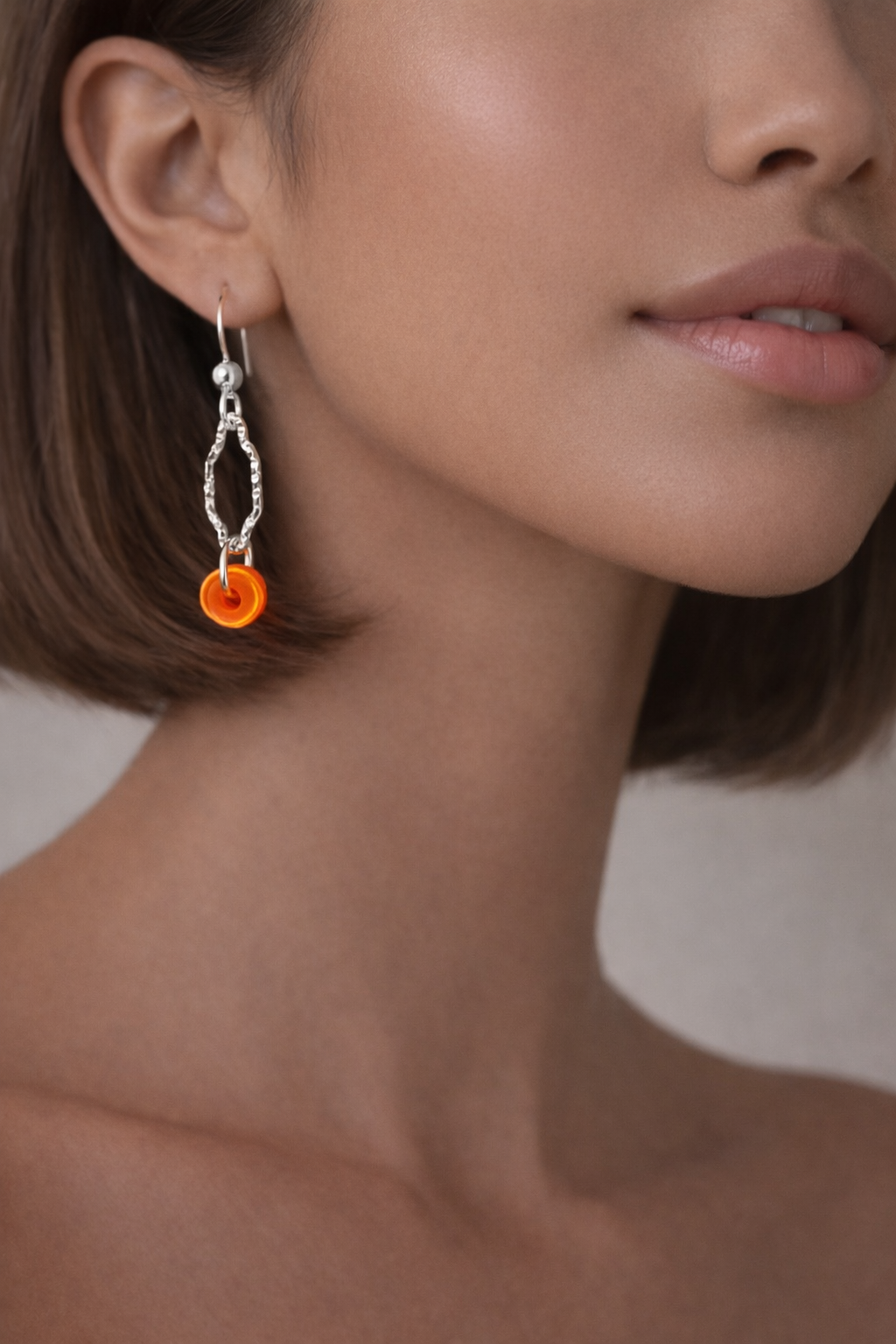 Boucles d'oreilles BURANO argenté