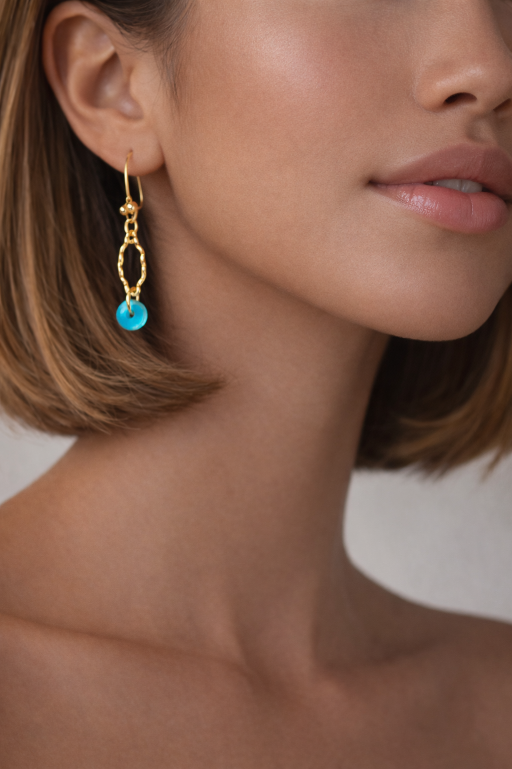 Boucle d'oreille BURANO doré