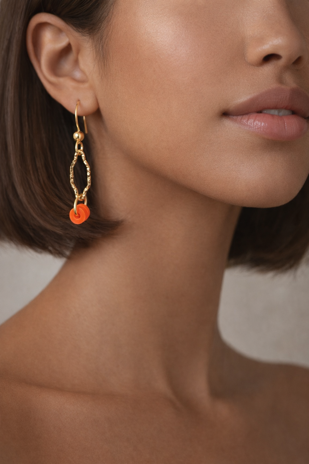 Boucle d'oreille BURANO doré