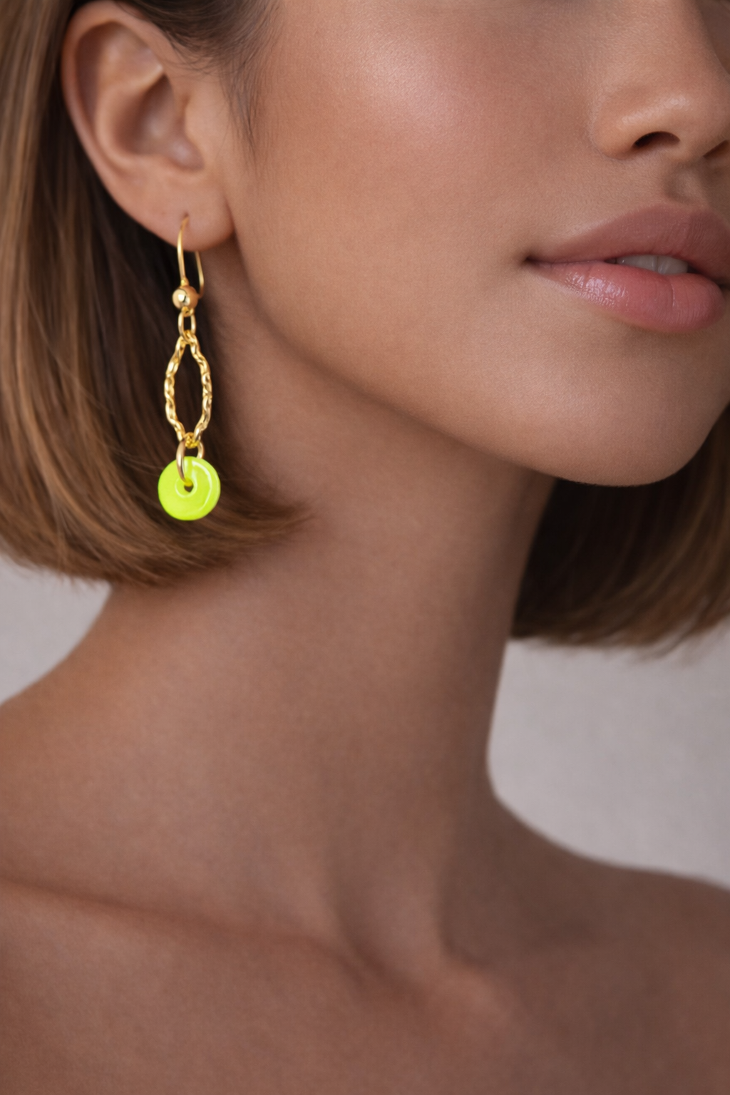 Boucle d'oreille BURANO doré