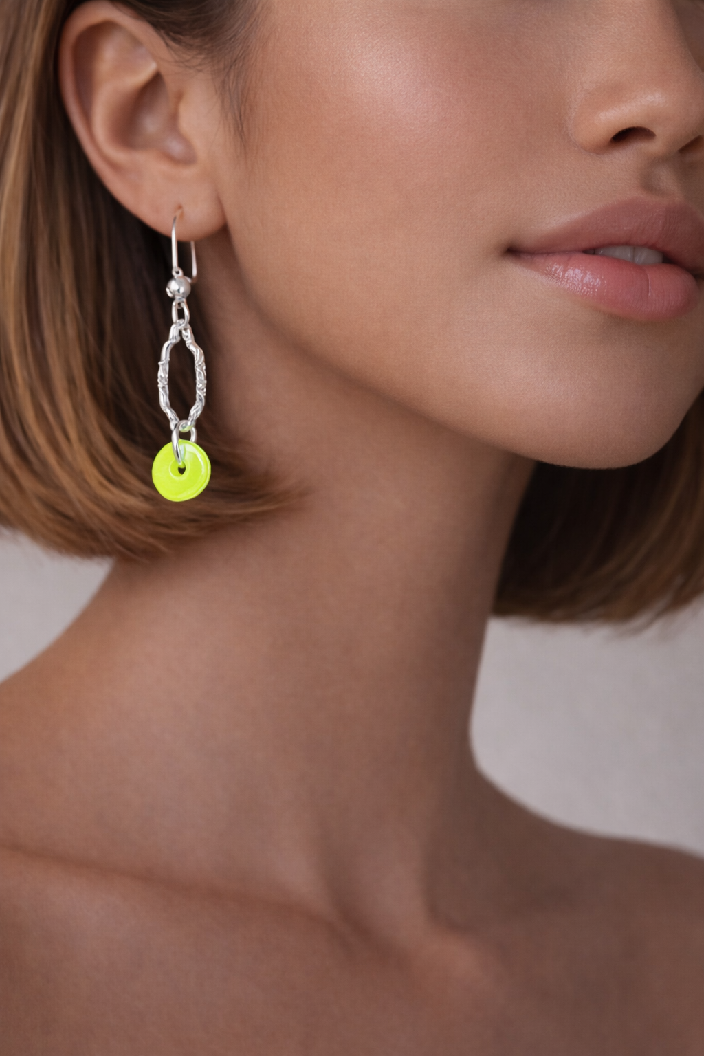 Boucles d'oreilles BURANO argenté