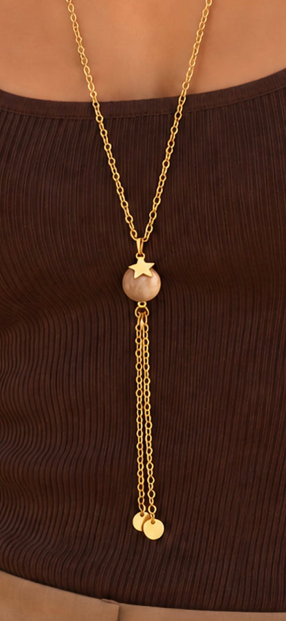 Collier PÉKIN doré détail